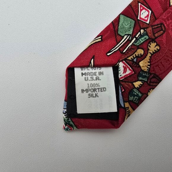 VTG Tabasco Fried Chicken Men's Silk Tie 4x58 - Picture 6 of 7